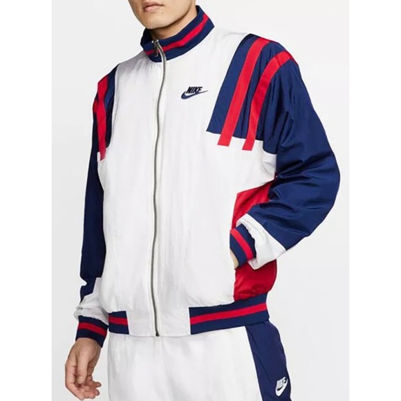 nike woven track jacket